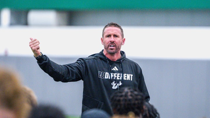USF head football coach Brian Hartline