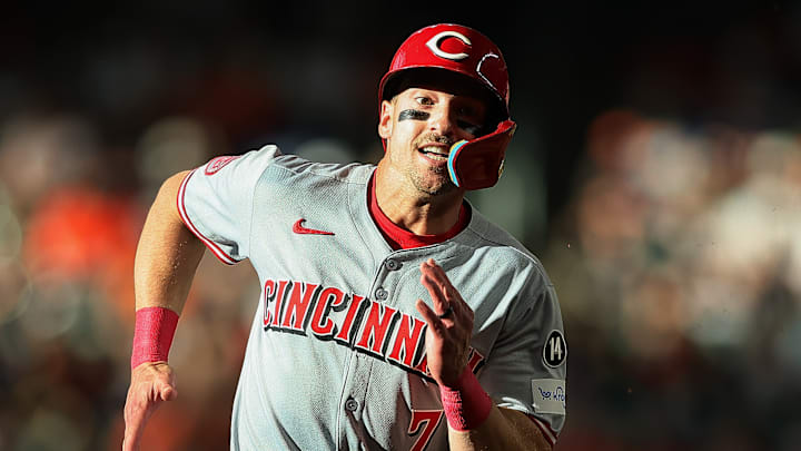 Cincinnati Reds infielder Spencer Steer