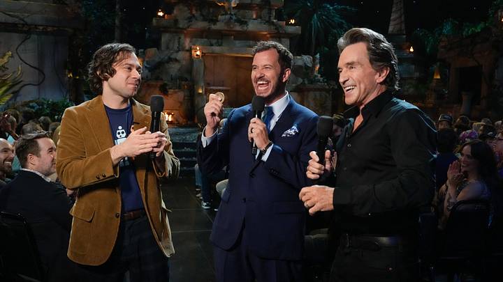Christian Hubicki and Rick Devens attend and Jeff Probst hosts the Survivor 50 Live Finale at the Paramount Studios lot in Los Angeles, California on May 20, 2026. - Photo: Robert Voets/CBS ©2026 CBS Broadcasting, Inc. All Rights Reserved. Christian Hubicki and Rick Devens attend and Jeff Probst hosts the Survivor 50 Live Finale at the Paramount Studios lot in Los Angeles, California on May 20, 2026. - Photo: Robert Voets/CBS ©2026 CBS Broadcasting, Inc. All Rights Reserved.