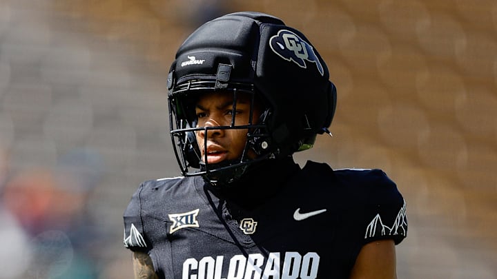 Apr 19, 2025; Boulder, CO, USA; Colorado Buffaloes cornerback DJ McKinney (8) during the spring game at Folsom Field.