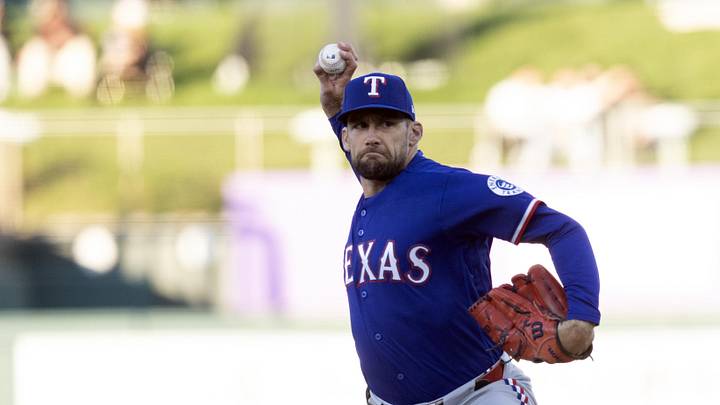 Texas Rangers starting pitcher Nathan Eovaldi.