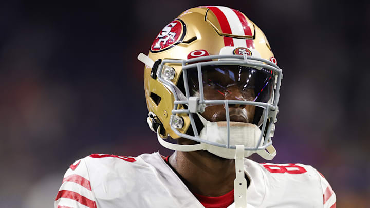 San Francisco 49ers wide receiver Tay Martin (83)