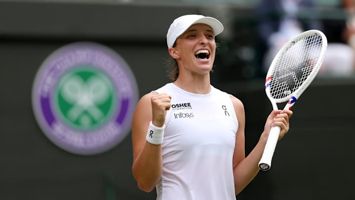 Iga Swiatek at Wimbledon 2025