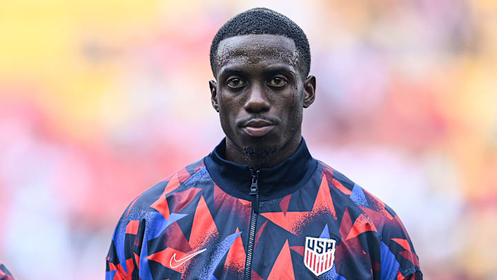 Timothy Weah a disputé 3 matchs avec l'Olympique de Marseille.