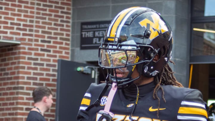 Sept 20, 2025; Columbia, Missouri, USA; Missouri Tigers wide receiver Marquis Johnson exits the locker room ahead of the Missouri Tigers Week 4 matchup against South Carolina. Sept 20, 2025; Columbia, Missouri, USA; Missouri Tigers wide receiver Marquis Johnson exits the locker room ahead of the Missouri Tigers Week 4 matchup against South Carolina.