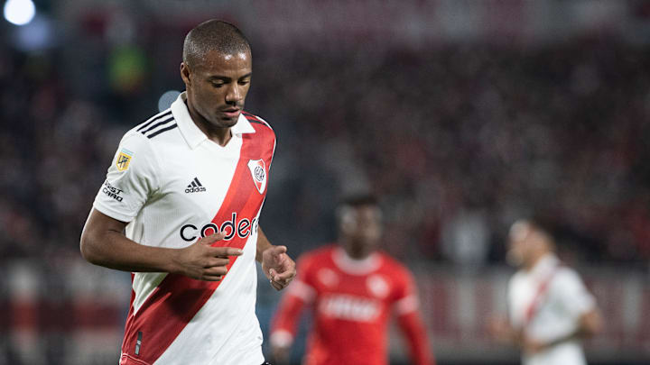Nicolas De La Cruz of River Plate seen during a Liga...