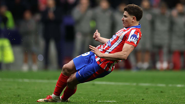 Julian Alvarez bei seinem Strafstoß-Missgeschick gegen Real Madrid