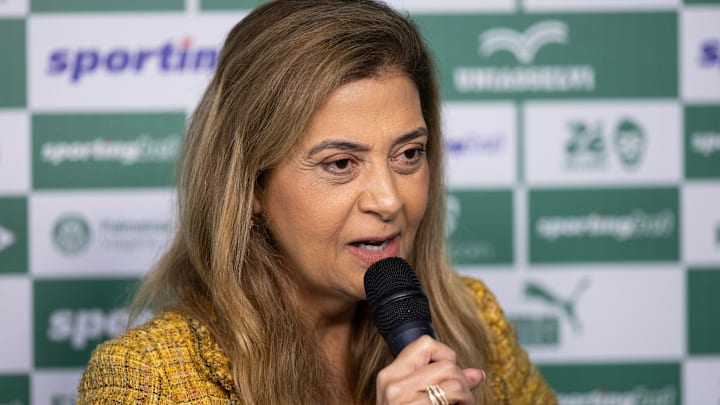 Leila Pereira, presidenta do Palmeiras, critica postura do Flamengo 