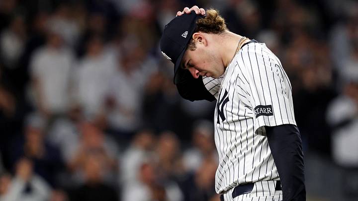 New York Yankees starting pitcher Cam Schlittler. New York Yankees starting pitcher Cam Schlittler.