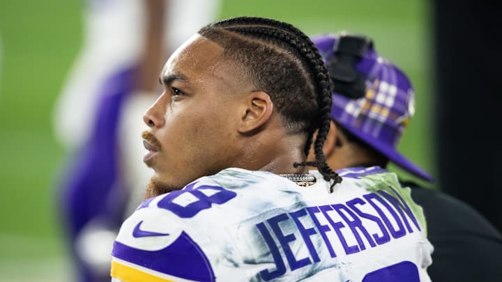Minnesota Vikings wide receiver Justin Jefferson is among the top receivers the New York Giants will see this coming season.