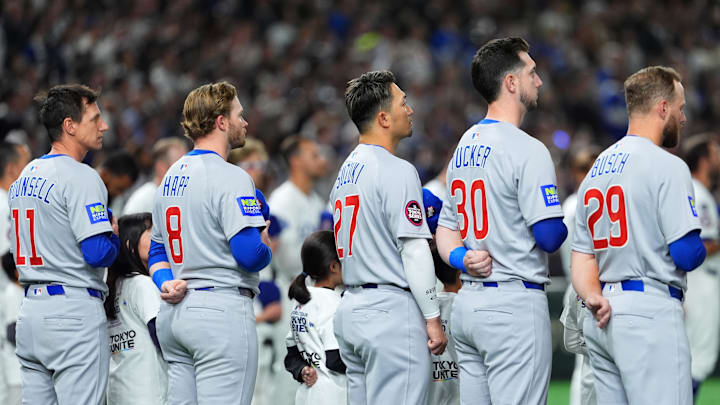 Kyle Tucker, Craig Counsell, Michael Busch, Ian Happ, Seiya Suzuki, Chicago Cubs