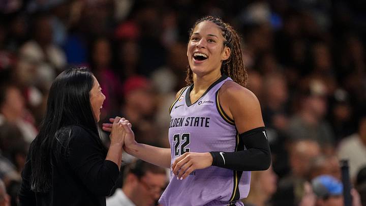 The Golden State Valkyries and guard Veronica Burton are favored on July 8. The Golden State Valkyries and guard Veronica Burton are favored on July 8.