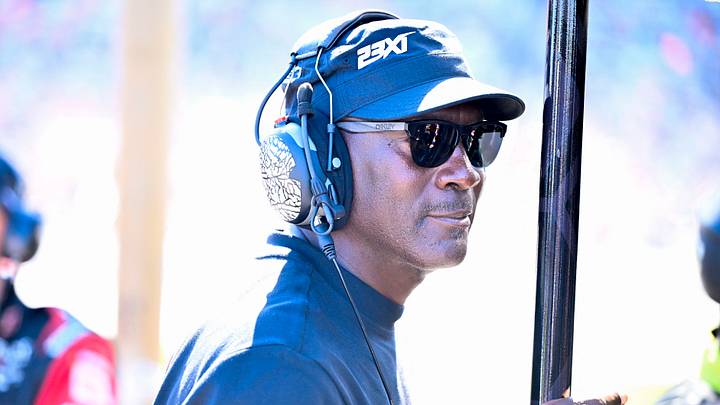 May 3, 2026; Fort Worth, Texas, USA; 23XI Racing owner Michael Jordan looks on during 2026 Wurth 400 cup race at Texas Motor Speedway. Mandatory Credit: Jerome Miron-Imagn Images May 3, 2026; Fort Worth, Texas, USA; 23XI Racing owner Michael Jordan looks on during 2026 Wurth 400 cup race at Texas Motor Speedway. Mandatory Credit: Jerome Miron-Imagn Images