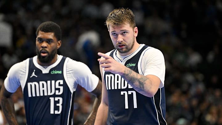 Doncic hurt his wrist against the Pelicans on Tuesday. 