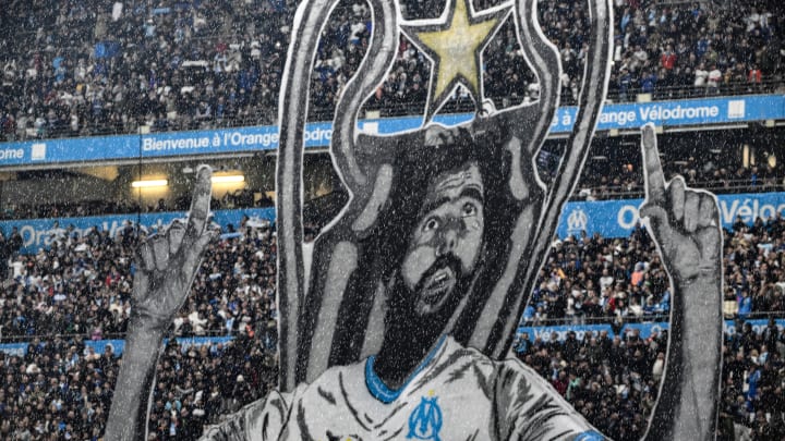 Le tifo géant au Stade Vélodrome