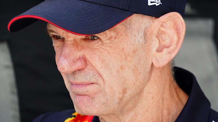 May 4, 2024; Miami Gardens, Florida, USA; Red Bull pioneering engineer and Chief Technical officer Adrian Newey in the paddock before the F1 Sprint Race at Miami International Autodrome. Mandatory Credit: John David Mercer-Imagn Images May 4, 2024; Miami Gardens, Florida, USA; Red Bull pioneering engineer and Chief Technical officer Adrian Newey in the paddock before the F1 Sprint Race at Miami International Autodrome. Mandatory Credit: John David Mercer-Imagn Images
