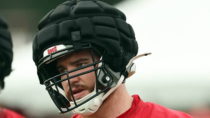 Tampa Bay Buccaneers guard Elijah Klein (79).