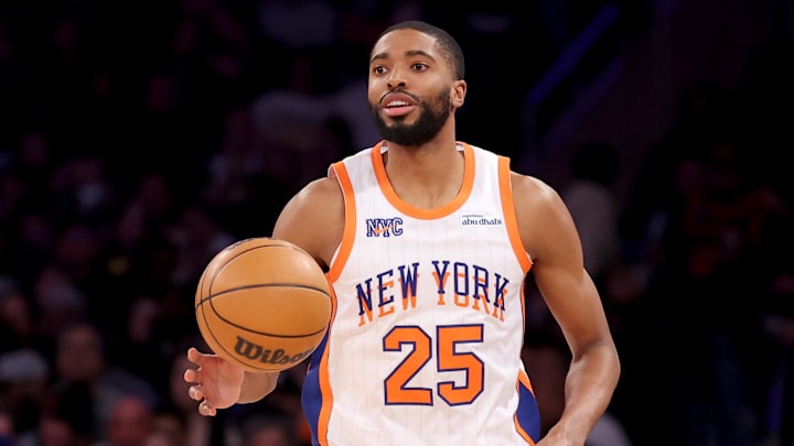 New York Knicks forward Mikal Bridges is a solid prop target on Monday.
