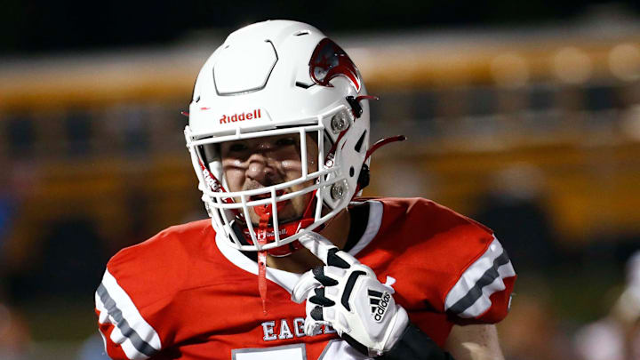 Nixa's Jackson Cantwell seen here against Webb City on August 25, 2023.
