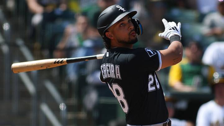 Apr 19, 2026; West Sacramento, California, USA; Chicago White Sox designated hitter Everson Pereira (28) bats during the seventh inning against the Athletics at Sutter Health Park. Mandatory Credit: Scott Marshall-Imagn Images Apr 19, 2026; West Sacramento, California, USA; Chicago White Sox designated hitter Everson Pereira (28) bats during the seventh inning against the Athletics at Sutter Health Park. Mandatory Credit: Scott Marshall-Imagn Images