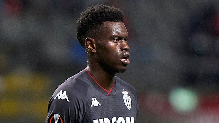 Benoit Badiashile avec l'AS Monaco.