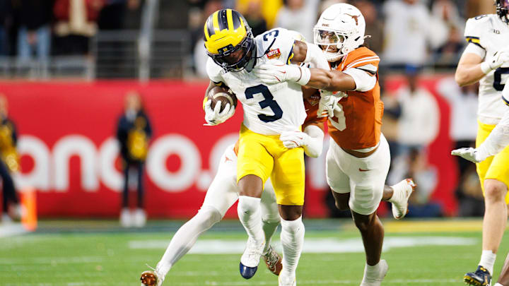 Michigan Wolverines wide receiver Andrew Marsh Michigan Wolverines wide receiver Andrew Marsh