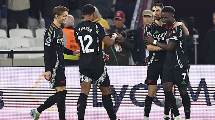 The Gunners beat West Ham last time out