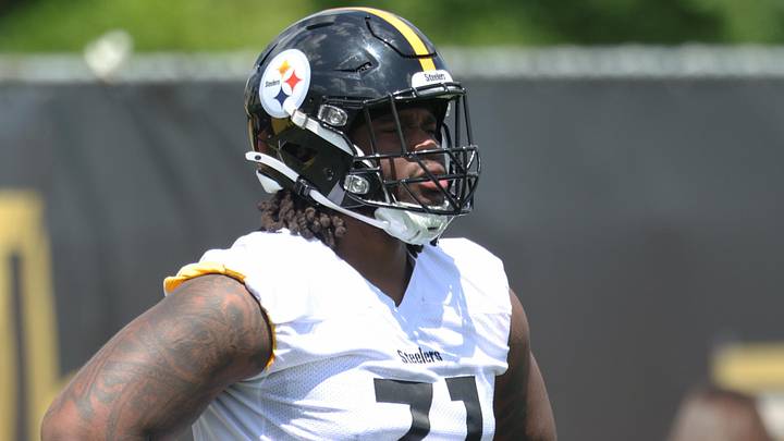 May 28, 2026; Pittsburgh, PA, USA; Pittsburgh Steelers offensive lineman Max Iheanachor (71) participates in OTA drills at the UPMC Rooney Sports Complex. Mandatory Credit: Charles LeClaire-Imagn Images May 28, 2026; Pittsburgh, PA, USA; Pittsburgh Steelers offensive lineman Max Iheanachor (71) participates in OTA drills at the UPMC Rooney Sports Complex. Mandatory Credit: Charles LeClaire-Imagn Images