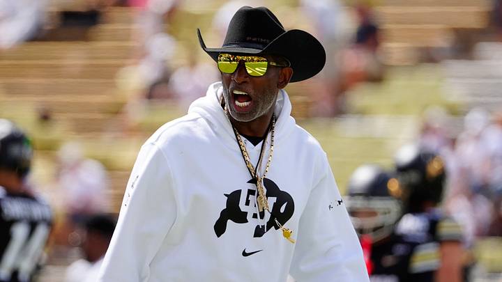 Colorado Buffaloes head coach Deion Sanders.