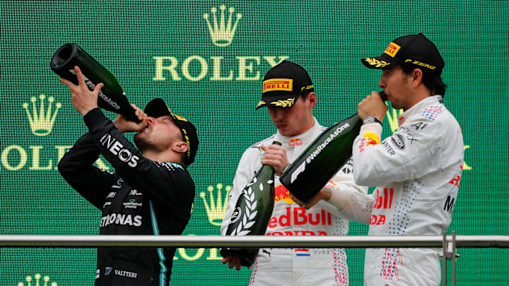 Valtteri Bottas, Max Verstappen, Sergio Perez, Formula 1