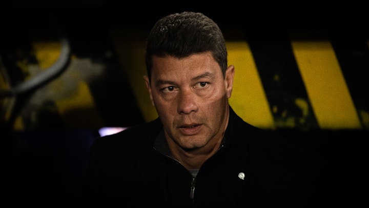 Sebastian Battaglia of Boca Juniors seen during the Copa... Sebastian Battaglia of Boca Juniors seen during the Copa...