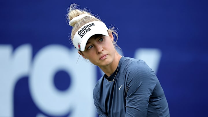Nelly Korda rallied for a top-15 finish in her Chevron Championship title defense despite limited preparation this week. 