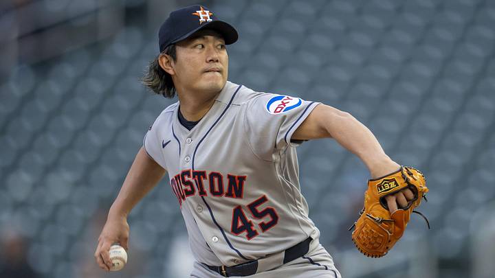 Houston Astros starting pitcher Tatsuya Imai.
