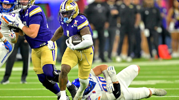 Washington Huskies running back Jonah Coleman. Washington Huskies running back Jonah Coleman.