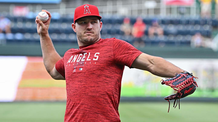 Los Angeles Angels center fielder Mike Trout
