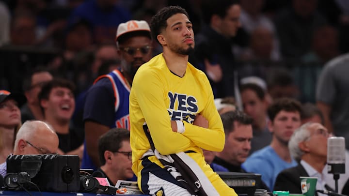 Indiana Pacers guard Tyrese Haliburton (0)