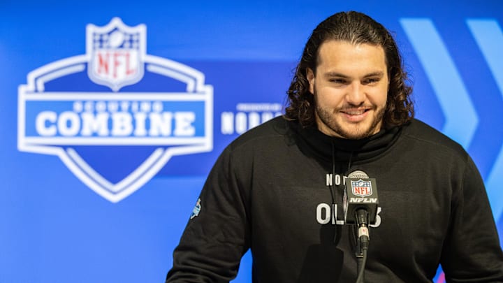 The Chiefs selected Penn State OL Hunter Nourzad in the fifth round of the 2024 NFL Draft