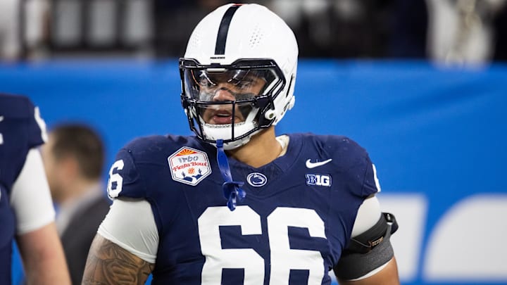 Penn State Nittany Lions offensive lineman Drew Shelton.