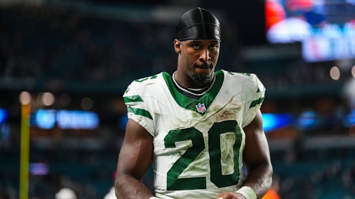 NY Jets running back Breece Hall