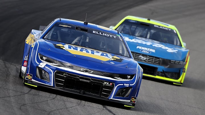 Chase Elliott, Hendrick Motorsports, Ryan Blaney, Team Penske, Michigan International Speedway, NASCAR