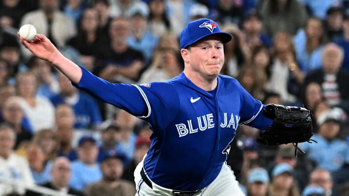 Toronto Blue Jays relief pitcher Louis Varland 