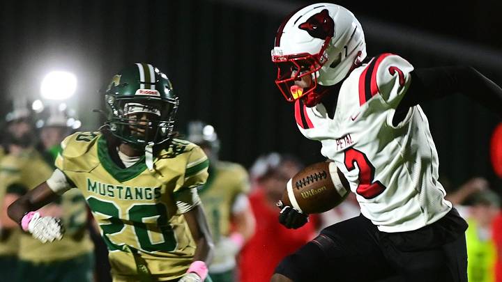 Petal High's Josh Crawford (2) runs during the Panther's 49-45 road win over West Jones on Friday, Oct. 2, 2026. Petal improved to 6-0 in advance of this week's showdown with Oak Grove. Petal High's Josh Crawford (2) runs during the Panther's 49-45 road win over West Jones on Friday, Oct. 2, 2026. Petal improved to 6-0 in advance of this week's showdown with Oak Grove.