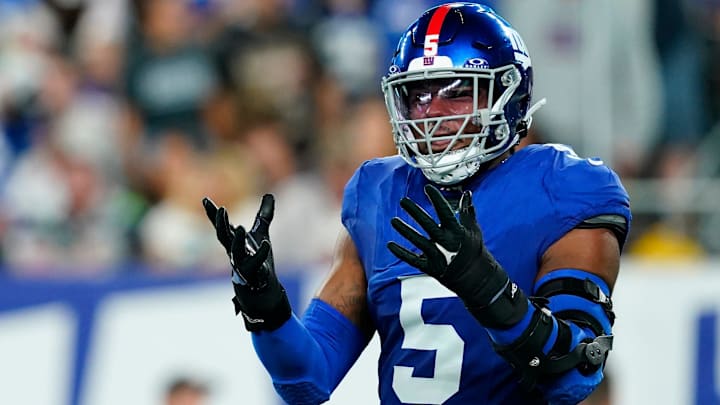 New York Giants - linebacker Kayvon Thibodeaux New York Giants - linebacker Kayvon Thibodeaux