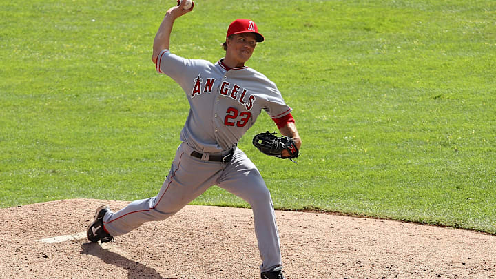 Los Angeles Angels of Anaheim v Texas Rangers - Game One