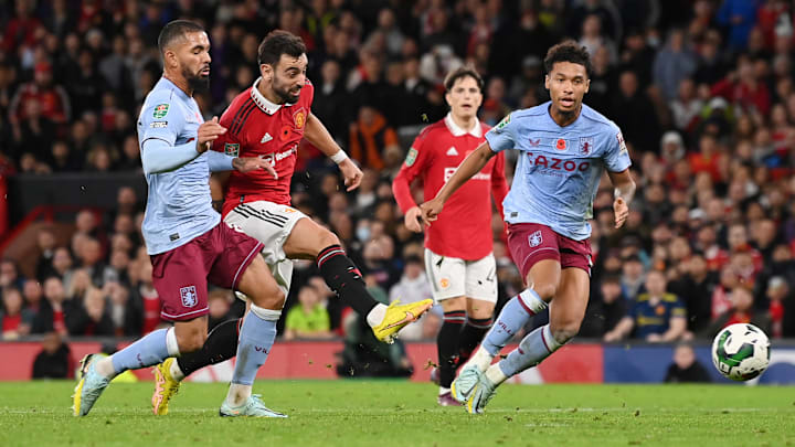 Bruno Fernandes garantiu mais três pontos para o Manchester United na Premier League. Bruno Fernandes garantiu mais três pontos para o Manchester United na Premier League.