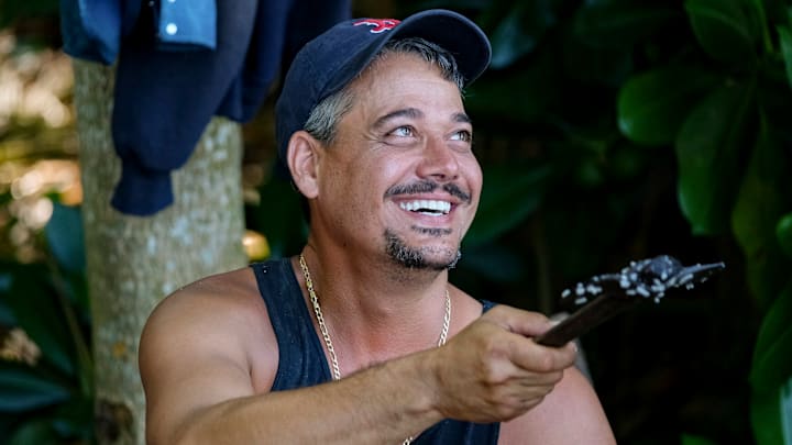 "It's Like a Survivor Economy" - Boston Rob Mariano on the Second episode of SURVIVOR: WINNERS AT WAR, airing Wednesday, Feb. 19 (8:00-9:00 PM, ET/PT) on the CBS Television Network. Photo: Timothy Kuratek/CBS Entertainment Â©2020 CBS Broadcasting, Inc. All Rights Reserved
