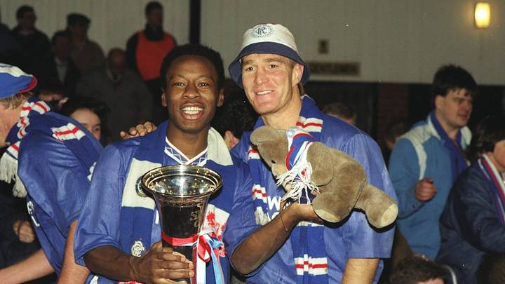 Mark Walters and Richard Gough of Rangers Mark Walters and Richard Gough of Rangers