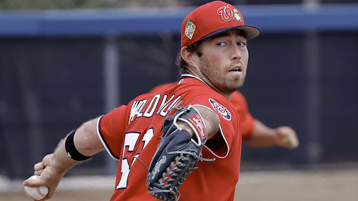 Washington Nationals pitcher Ken Waldichuk