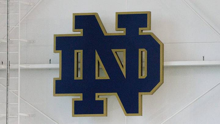 Notre Dame will have jersey patches sponsored by SoFi this academic year in all sports. 