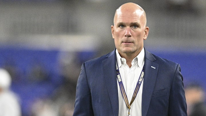 Baltimore Ravens general manager Eric DeCosta